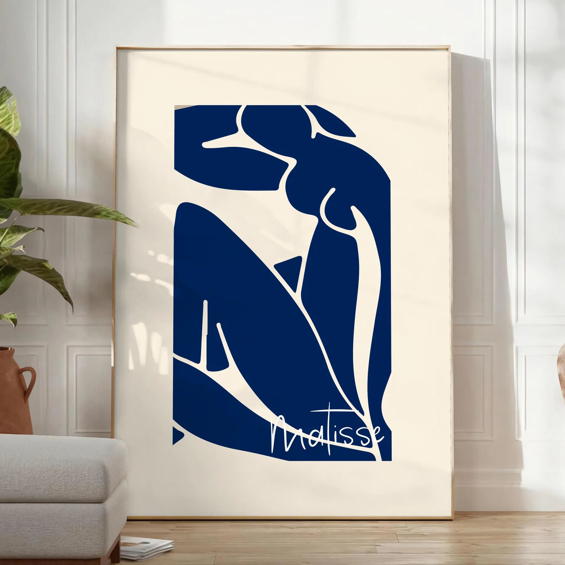 space stunning Matisse Cut Outs mesmerizing papier découpés art elegant gray white wall print perfect gift decor addition A4 cm A0 sizes