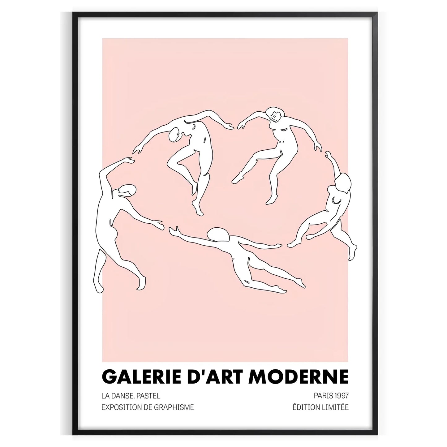 allure modern art black orange poster standout piece wall unique gift print contemporary touch space sizes A4 cm A0 artwork statement room