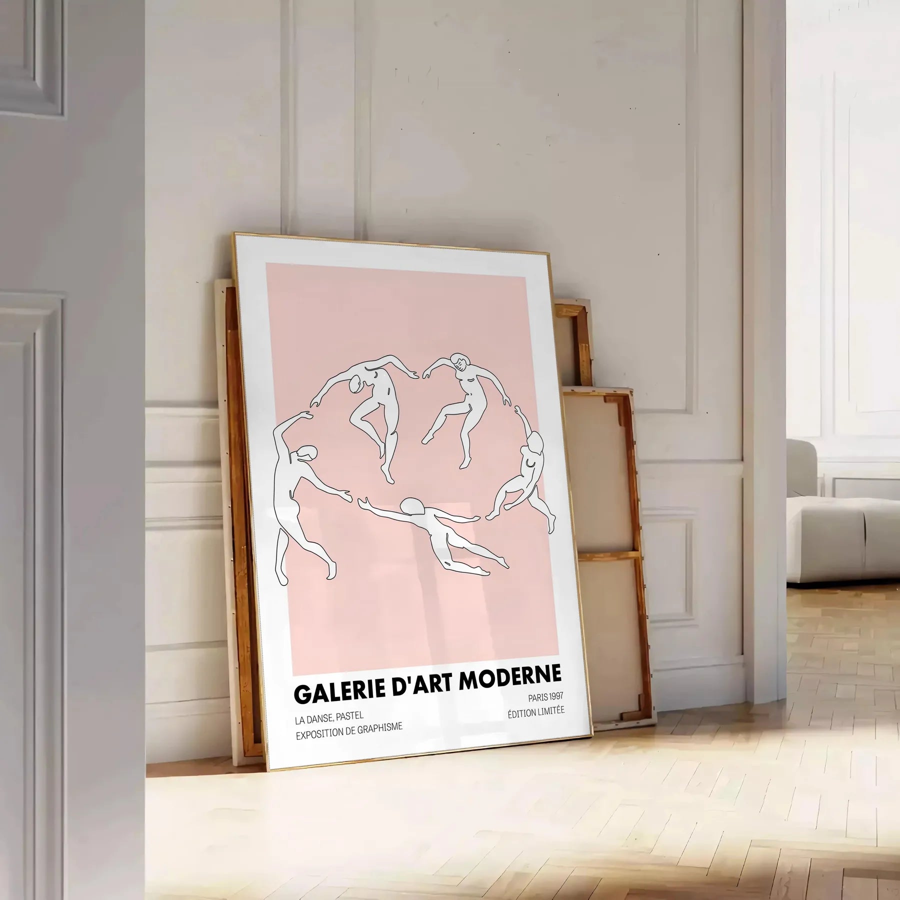 allure modern art black orange poster standout piece wall unique gift print contemporary touch space sizes A4 cm A0 artwork statement room