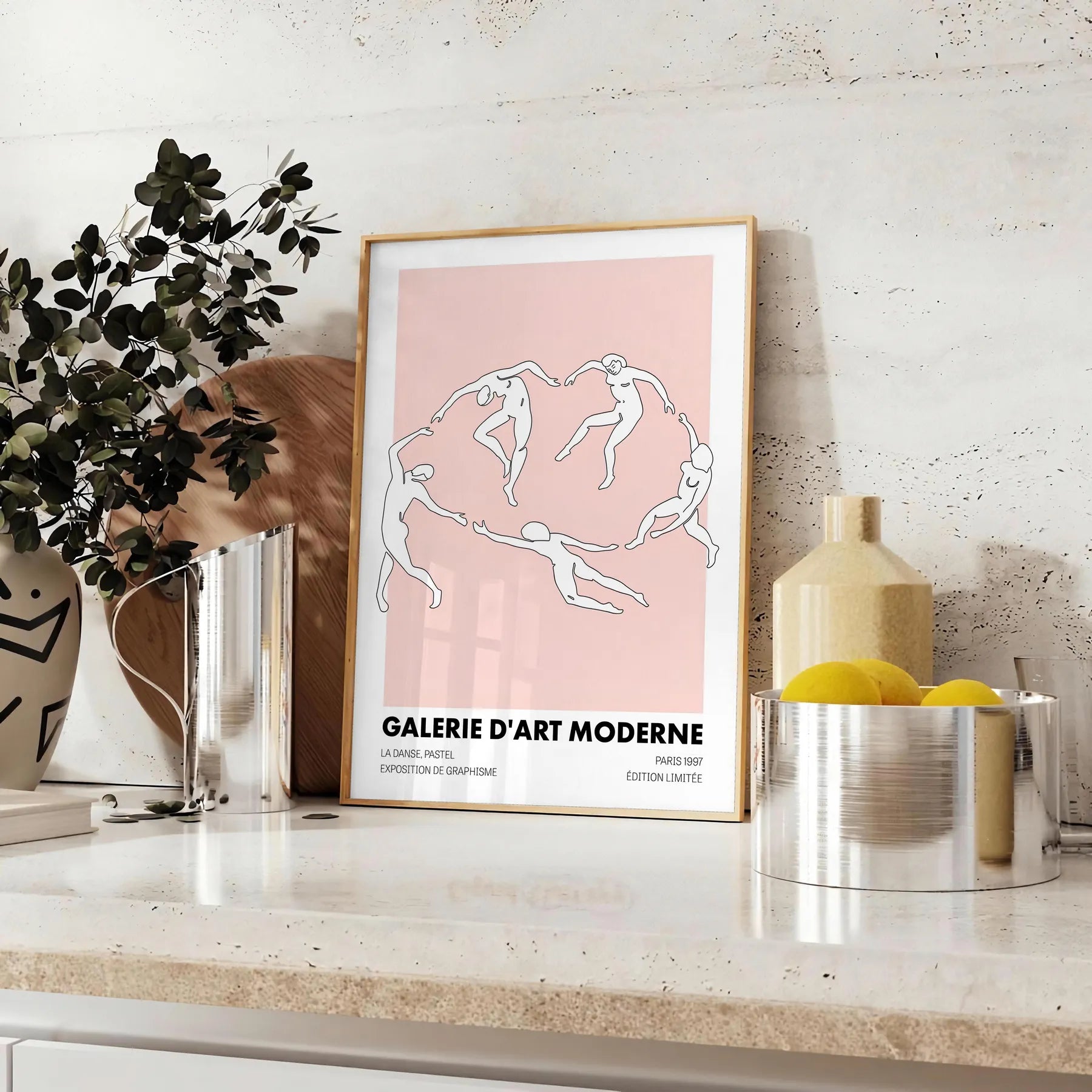 allure modern art black orange poster standout piece wall unique gift print contemporary touch space sizes A4 cm A0 artwork statement room