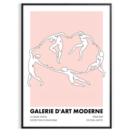 allure modern art black orange poster standout piece wall unique gift print contemporary touch space sizes A4 cm A0 artwork statement room