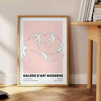 allure modern art black orange poster standout piece wall unique gift print contemporary touch space sizes A4 cm A0 artwork statement room