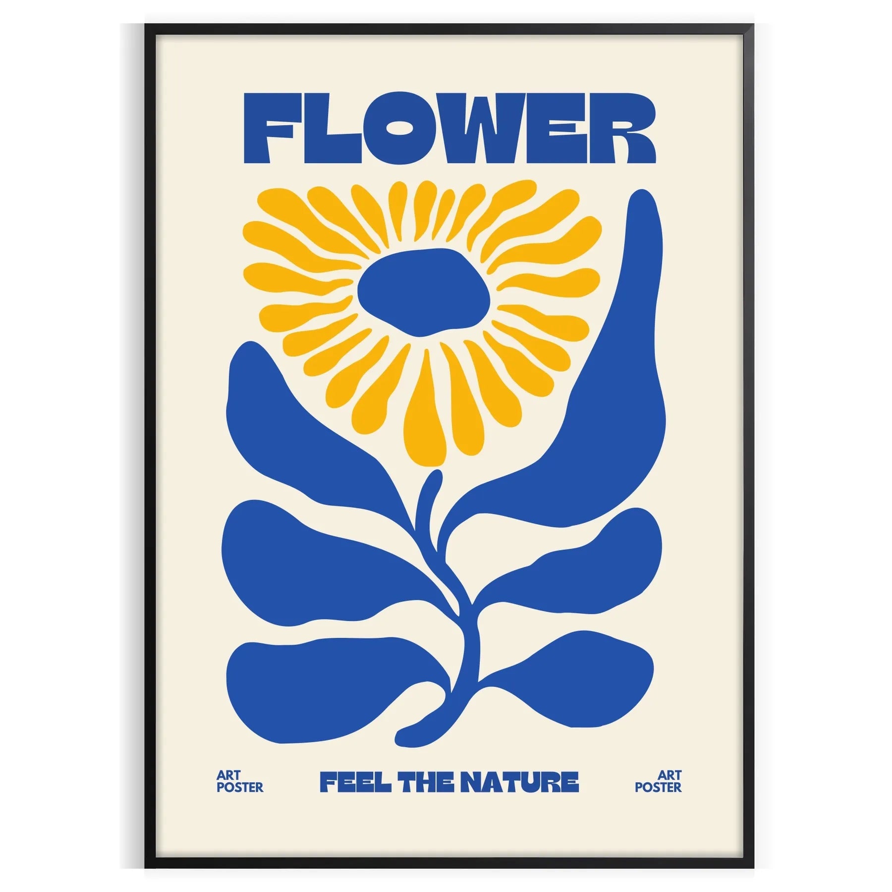 space stunning Flower Market Print poster essence nature elegant gray vibrant orange hues wall art thoughtful gift sizes A4 cm A0 beauty walls today